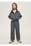 Girl's Gray Tracksuit Suit