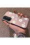 Samsung Galaxy A35 Compatible Women's Pink Striped Daisy Phone Case Shockproof - 2