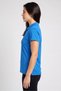 Women Athletic Fit Short Sleeve Outdoor Polo, Blue - 3