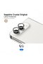 (Pack of 2) iPhone Duo Compatible Sapphire Crystal Camera Lens Protector Gia Certified Mohs 9 Titanium Frame - 2