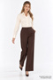 High Waist Wide Leg Regular Pants with Pockets - 2