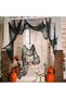 Halloween Black Creepy Cloth 180 x 30 in Giant Home Deco Spooky Scary Gauze Cloth for Halloween Party Supplies Haunted Houses Outdoor Yard Wall Doorways Decoration - 6