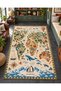 Eta Animal Figured World Map Pattern Woven Base Carpet Eta4387 - 2