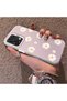 Oppo F31 Compatible Women's Pink Striped Daisy Phone Case Shockproof - 2