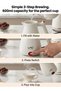 Small Electric Kettle, Mini Portable Hot Water Boiler with Rose Gold Decor, Compact Tea Kettle for Office Desk, Fast Boiling Water Heater - 4