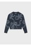 Girl's Navy Blue Sweater - 2