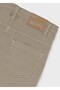 Girl's Beige Denim Pants - 5