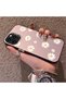Pink Striped Daisy Phone Case for iPhone 13 Pro Max Compatible Women's Shockproof Case - 2