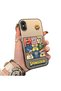 iPhone XS Max Compatible Puzzle Character Collage Pattern Phone Case Shockproof