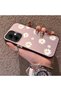 Infinix Smart 10 Compatible Women's Pink Striped Daisy Phone Case Impact Resistant - 2