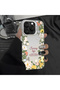حافظة هاتف متوافقة مع iPhone 16 Pro Max ذات إطار زهري منقوش من بوتانيك جاردن - 3