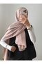 Saray Embroidery Pattern Jacquard Shawl - Mink - 2