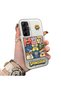 Samsung Galaxy A35 Compatible Puzzle Character Collage Patterned Phone Case Shockproof