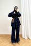 Belted Denim Suit 4-62808 - 3