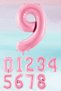 Pink Number 9 Age Balloon 34 Inch Pink Number Foil Balloon 9