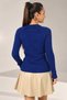 Women's Raglan Sleeve Knitwear Blouse - 4