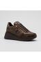 3640 Brown Genuine Leather Casual Shoes - 2