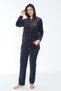 Women's Cotton Hooded Velvet Tracksuit Set 2268 - 6