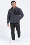 Men's Oversize Welsoft Fabric Fleece Zippered Smoked Jacket with Pockets - 7