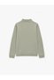 Shawl Collar Regular Fit Long Sleeve Zippered Sweatshirt - 2