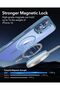 غطاء حماية ESR لهاتف آيفون 16 برو متوافق مع MagSafe، مع تحكم في الكاميرا، شفاف - 2