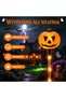 Pack of 6 Pumpkin Ghost Solar Lights Outdoor LED Lighting Lantern For Garden Pathway Patio Weatherproof Seasonal Decor - 5