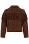 Bitter Brown Tasseled Suede Jacket - 5181 - 2