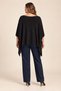 Mercerized Knitwear Cape Black (Sizes 38-54) - 5