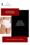 White Seamless Laser Cut High Waist Slip Panties - 2