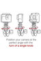 RAM® Motorcycle Fork Mount with Universal Action Camera Adapter - 7