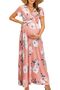 Women's Long Dress Summer Chic and Elegant Maxi Casual Dress with Pockets