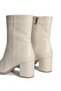 Les Châtelets Mirabeau Thick 7cm Heeled Patent Leather Pointed Toe Boots - 8