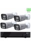 Detective POE8 SMART Security Camera System, NVR