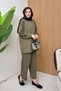 Scubaflex Comfort Flexible Textured Zipper Detailed Women's Hijab Set