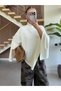 Knitted Knitted Poncho - 4