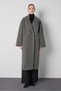 Women's Anthracite Premium Lined Long Coat 32037 - 2