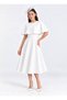 Bolero Square Neck Midi Promise Dress Engagement Dress (Set of 2)