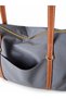 Women's Anthracite Tote Technical Fabric Shoulder Bag - 3