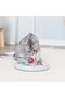 Trixie Cat Activity Flip Board 4-Compartment Treat Dispensing Cat Intelligence and Slow Feeding Toy – Blackberry Purple/Grey, 23 X 23 X 6 cm