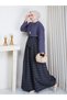 Women's Kaerli̇ Super Wide-Leg Pants and Blazer Suit with Necklace - 6