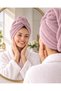Buttoned Hair Drying Cap