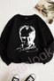 Ataturk Silhouette and Signature Printed Sweatshirt - 3