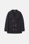 Leather Belted Short Trench Coat - 8