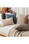 Pack of 2 Soft Textured Chenille Throw Decorative Pillow Covers Square Accent Solid Cushi - 7