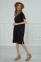 Slit Short Dress,Elb-4 Black - 3