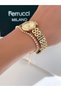 Steel Strap Minimalist Case Women's Watch + Bracelet Gift - 6