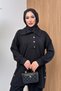 Soho Elegance Collar Detailed Women's Hijab Top and Bottom Set - 5