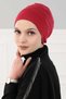 Bere Model Tesettür Bone,B-35 Claret Red - 3