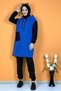 Double Tracksuit Set Cobalt Blue Black - 4