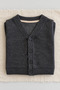 Baby Boy Thessaloniki Knitted Cardigan Smoked Buttoned V-Neck Knitwear Cardigan - 4